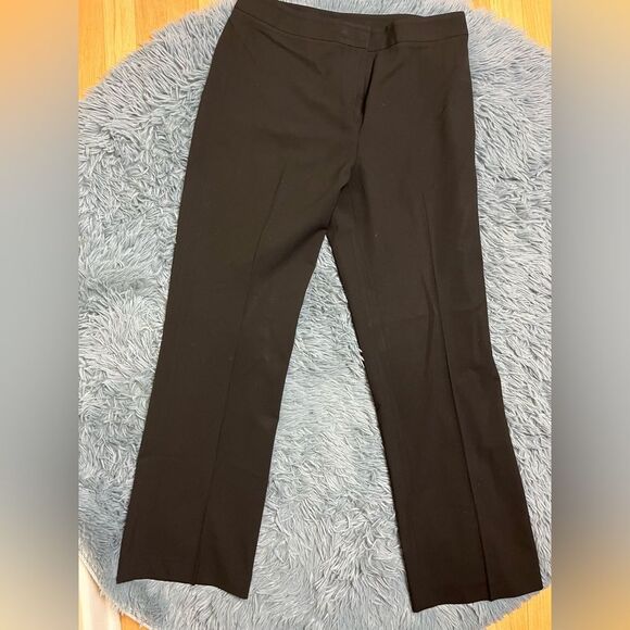 Lafayette 148 Black Wool Career Dress Pants Size 8 - Picture 1 of 6